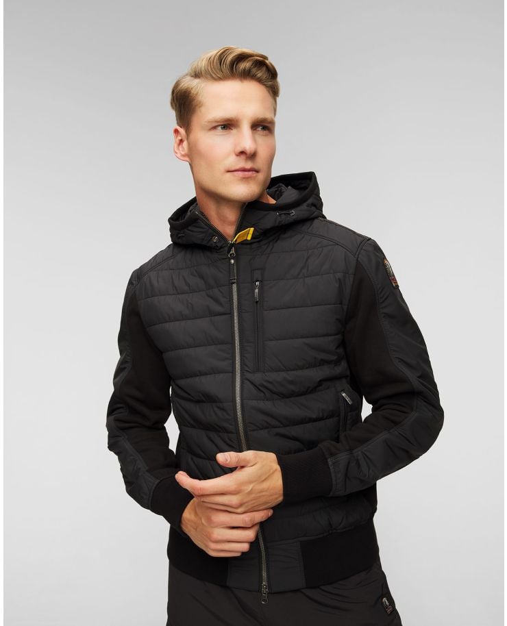 Men's black hybrid jacket Parajumpers Gordon