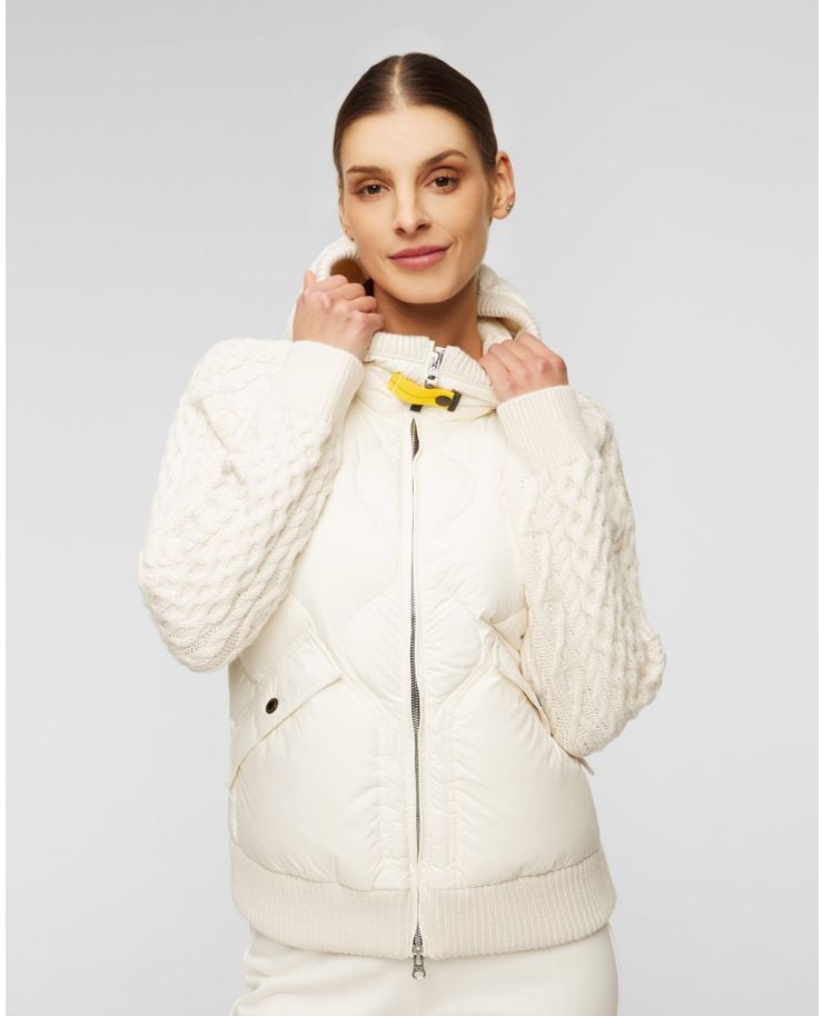 Jachetă hibridă pentru femei Parajumpers Phat - alb