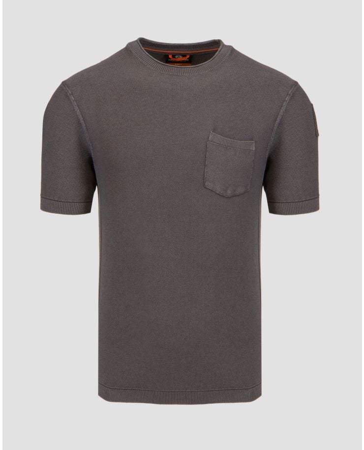 T-shirt gris pour hommes Parajumpers Cyril 