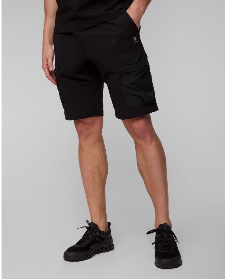 Pantalones cortos negros de hombre Parajumpers Irvine