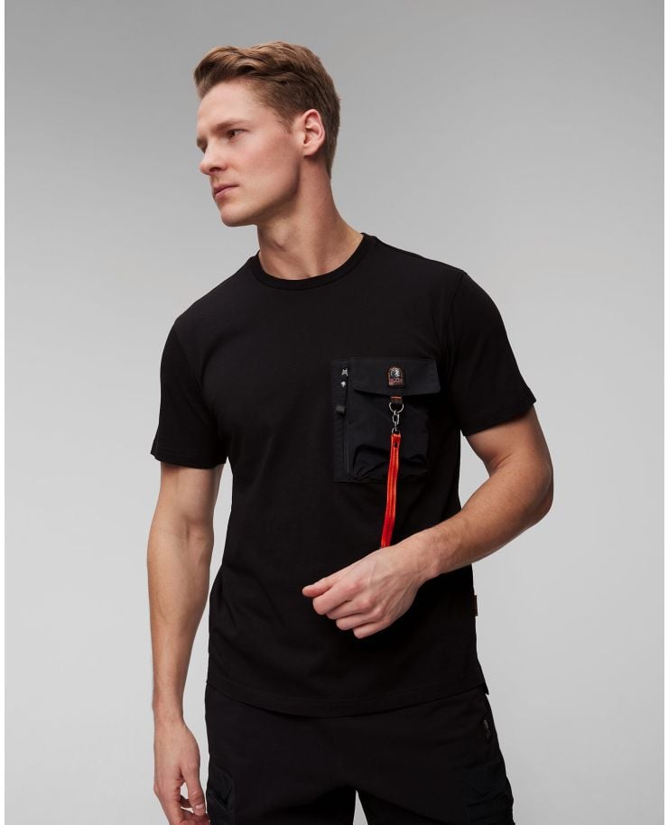 T-shirt noir pour hommes Parajumpers Mojave