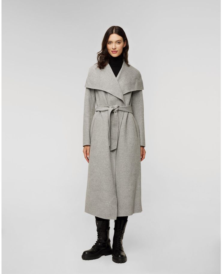 Cappotto grigio in lana da donna Mackage Mai-cn