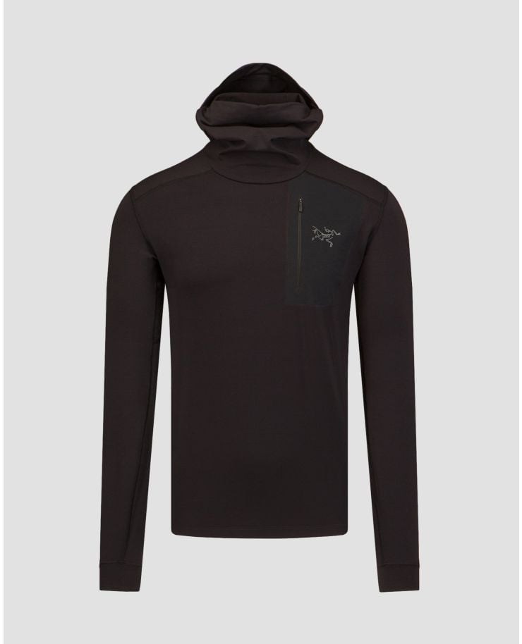 Men's black thermal sweatshirt Arcteryx Rho LT