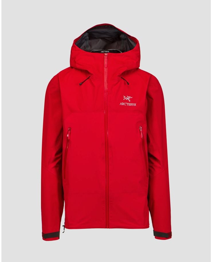 Jachetă hardshell roșie pentru bărbați Arcteryx Beta AR StormHood™