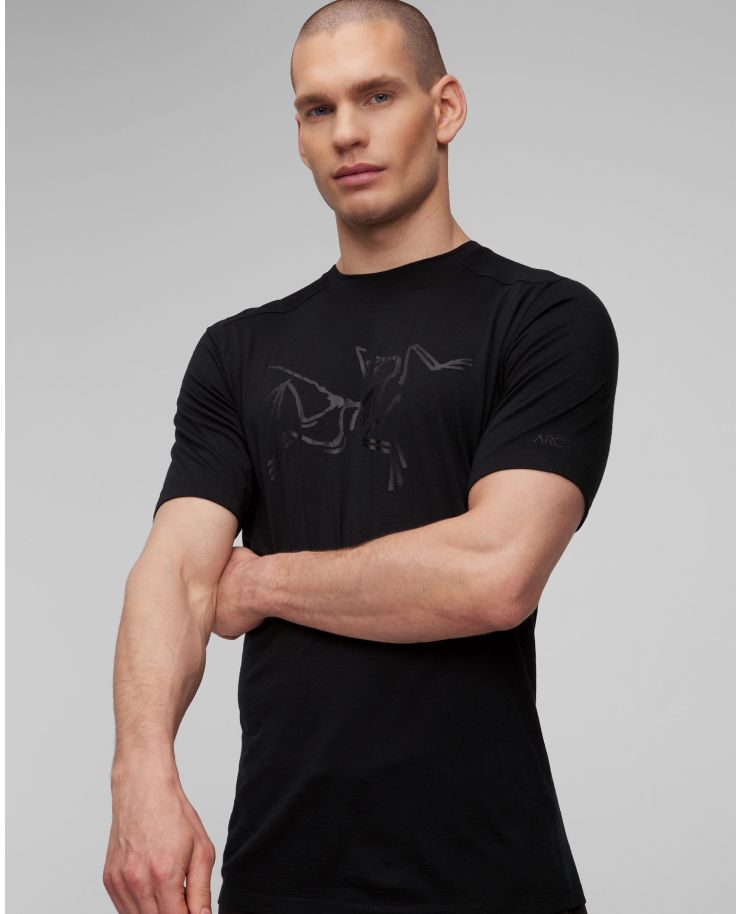 T-shirt nera da uomo Arcteryx Ionia MW Logo M