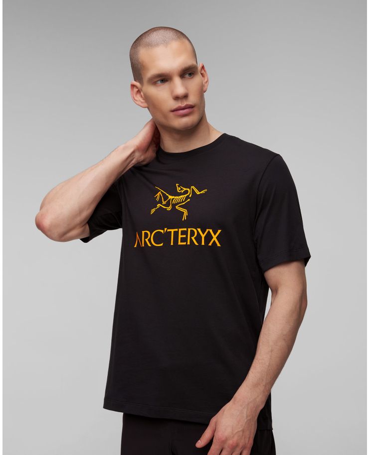 Czarny T-shirt męski Arcteryx Arc Word Logo SS M