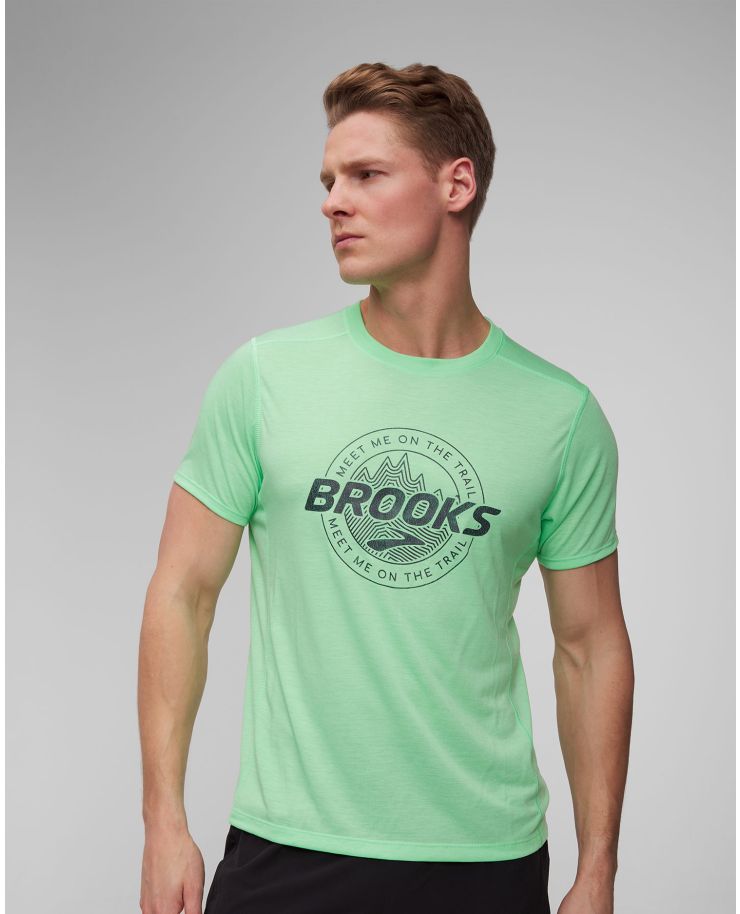 T-shirt pour hommes Brooks Distance Short Sleeve 3.0