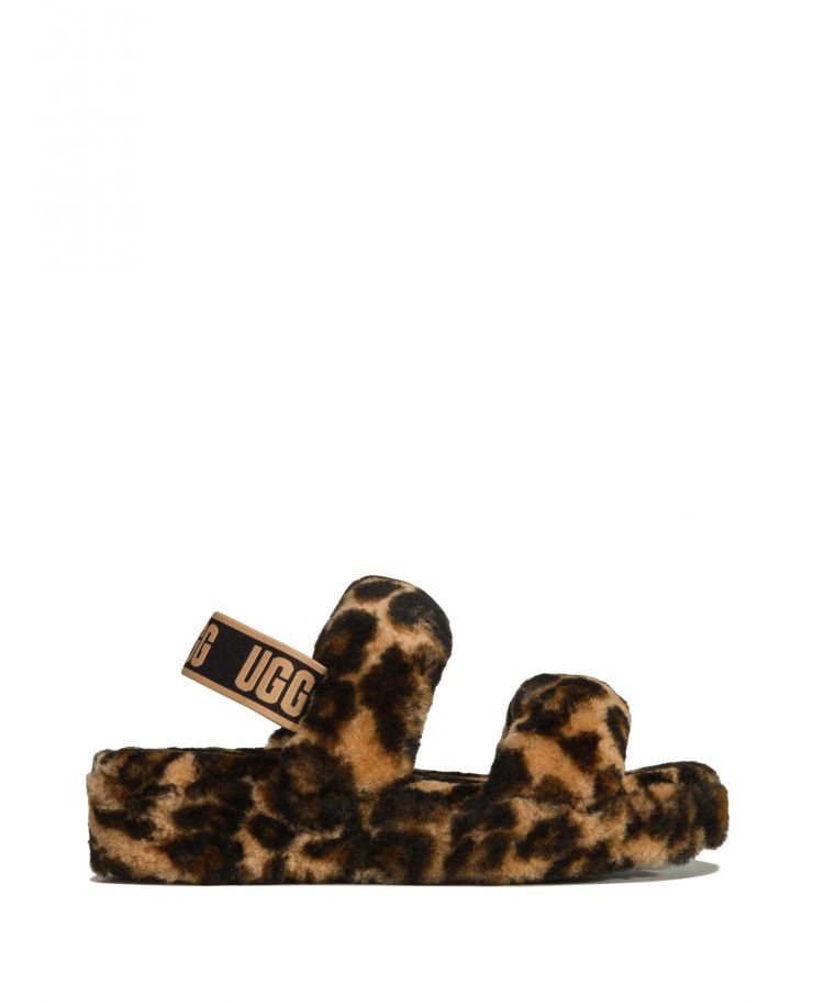UGG OH YEAH PANTHER PRINT slippers