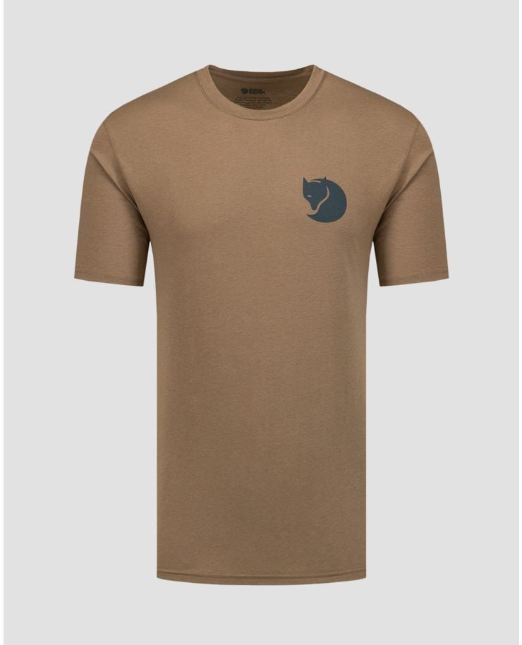 T-shirt marron pour hommes Fjallraven Walk With Nature M