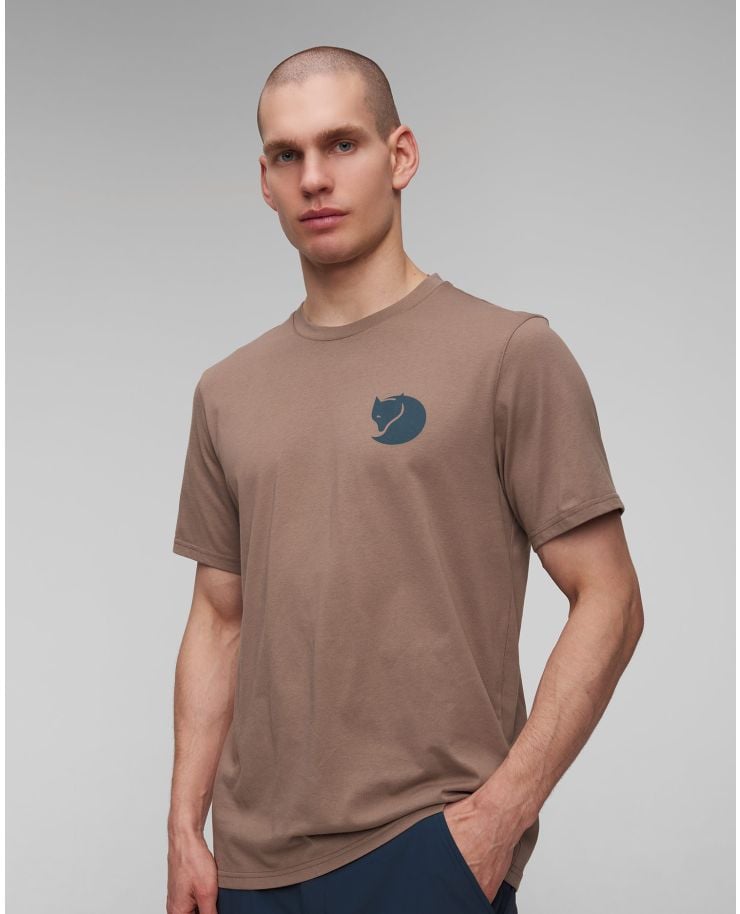 Men’s brown T-shirt Fjallraven Walk With Nature M
