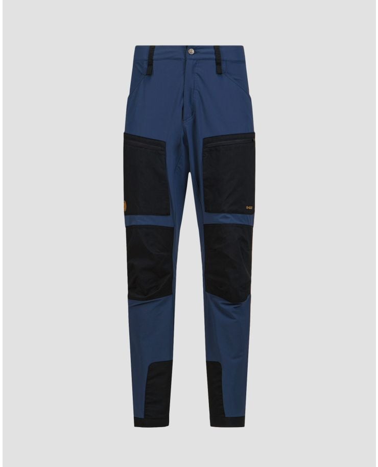 Pantalon de trekking bleu et bleu marine pour hommes Fjallraven Keb Agile Trousers M