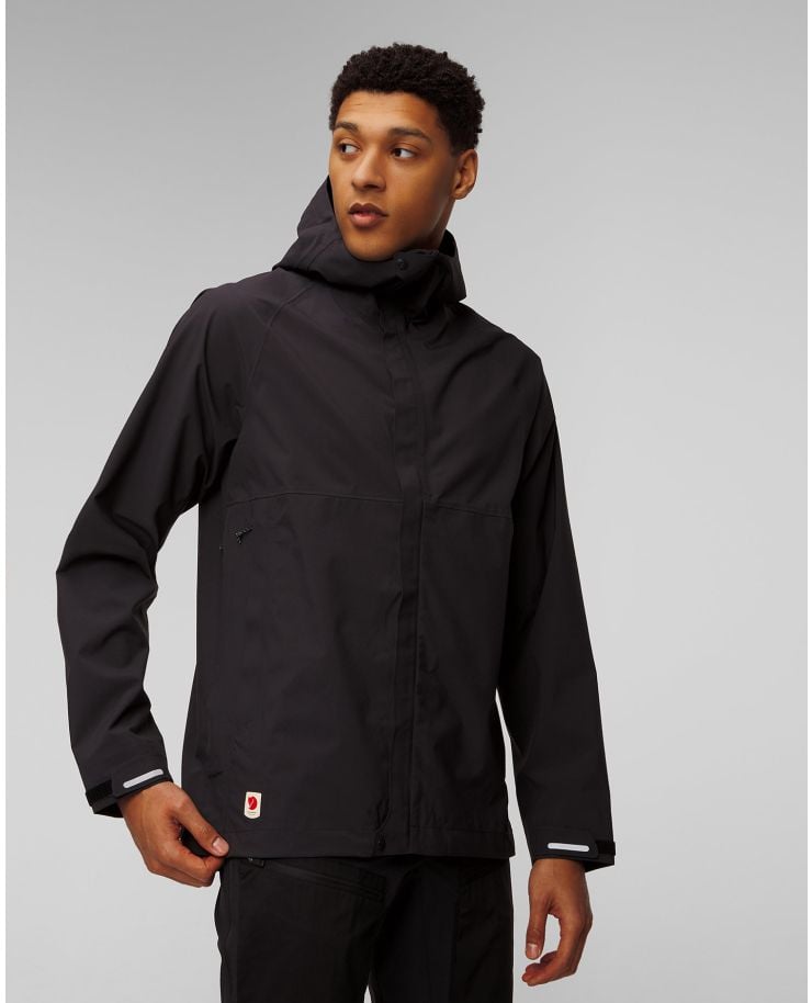 Jachetă hardshell neagră pentru bărbați Fjallraven HC Hydratic Trail Jacket M