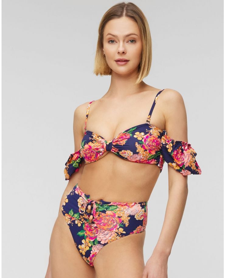 MAAJI PEONY EBONY reversible bikini top