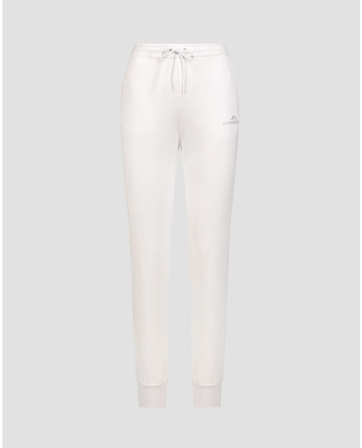 Pantalon de survêtement blanc pour femmes J.Lindeberg W Alpha Pant