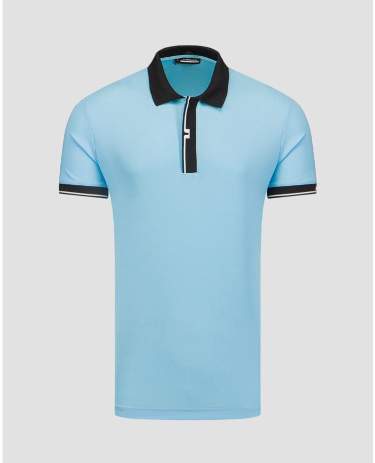 Men's blue polo by J.Lindeberg Bay