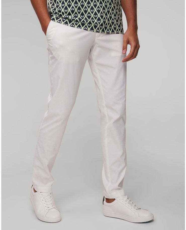 Pantaloni albi pentru bărbați J.Lindeberg Vent Pant