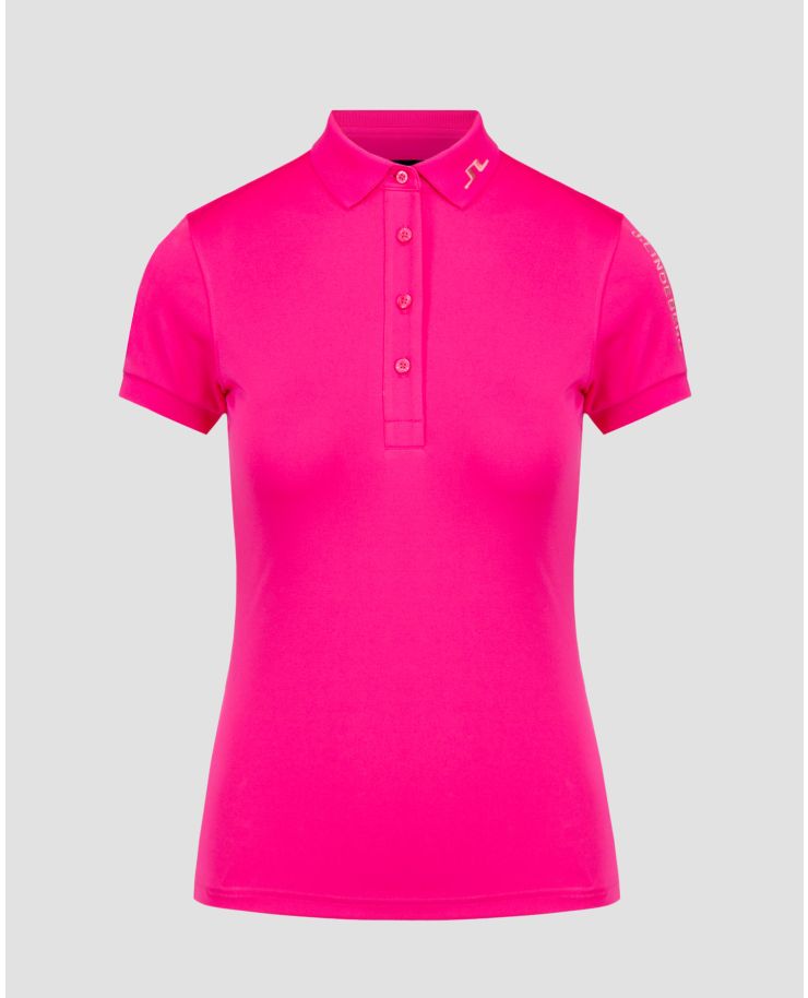 J.Lindeberg Tour Tech Damen-Poloshirt in Pink