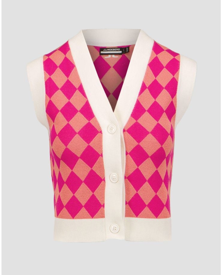 Women's pink waistcoat J.Lindeberg Petra