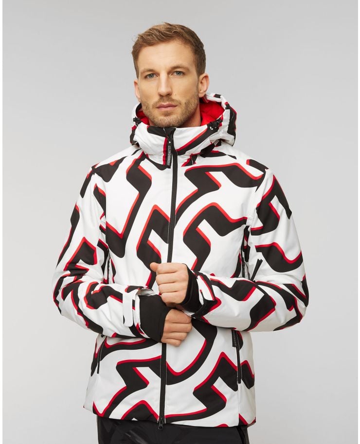 Men's white ski jacket J.Lindeberg Ace