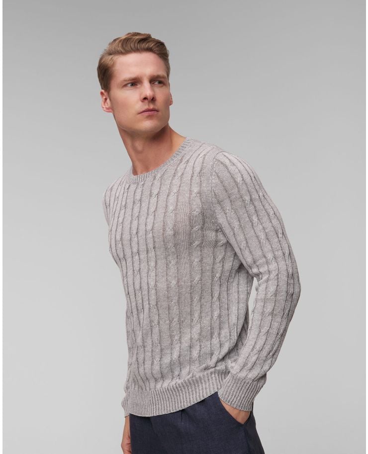 Sweter lniany męski Gran Sasso