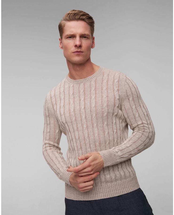 Men's linen sweater Gran Sasso