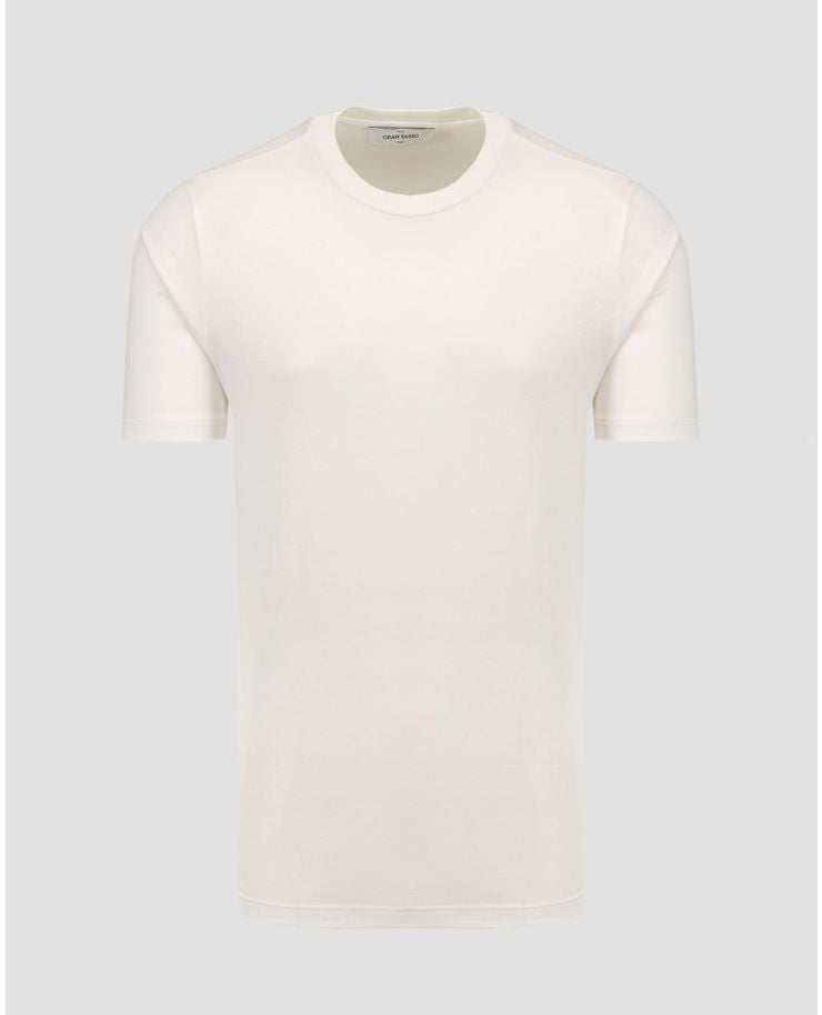 T-shirt blanc pour hommes Gran Sasso 