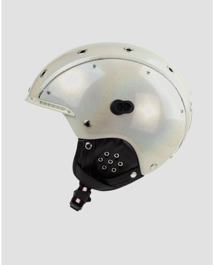 Perlová lyžařská helma se zdobením krystalky Swarovského Casco SP-3 Limited