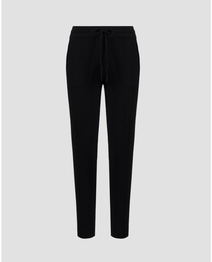 Leggings neri in cashmere da donna Kujten Joggy 2