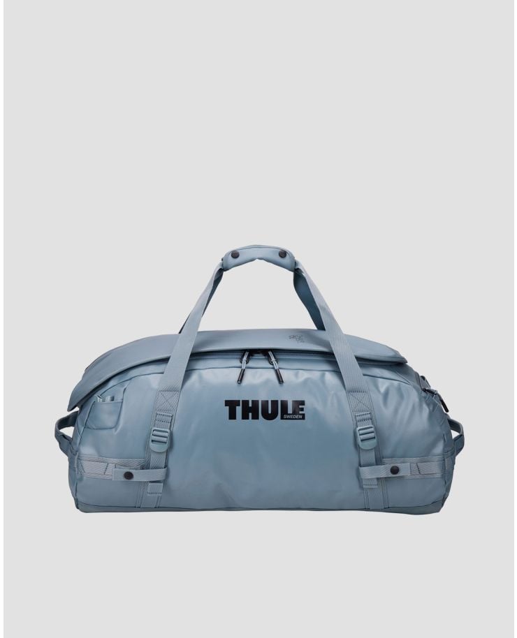Thule Chasm Duffel Bag 70L 2in1-Reisetasche in Grau und Blau 