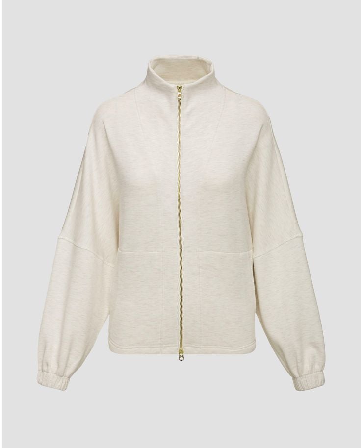 Varley Ashbury Zip Through Sweat Damen-Sweatshirt in Grau