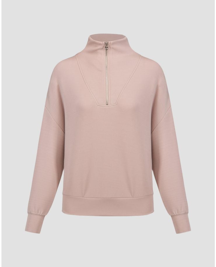 Varley Hawley Half Zip Sweat Damen-Sweatshirt in Pink