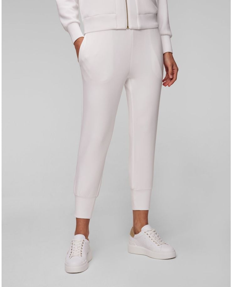 Białe spodnie dresowe damskie Varley The Slim Cuff Pant 25