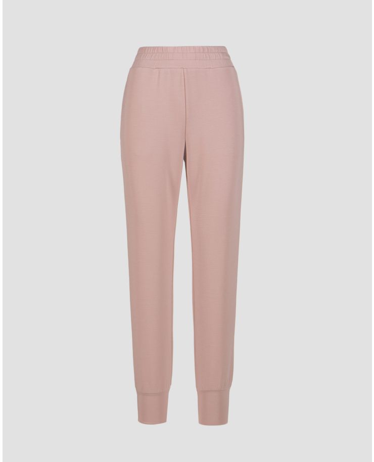 Růžové dámské kalhoty Varley The Slim Cuff Pant 27.5