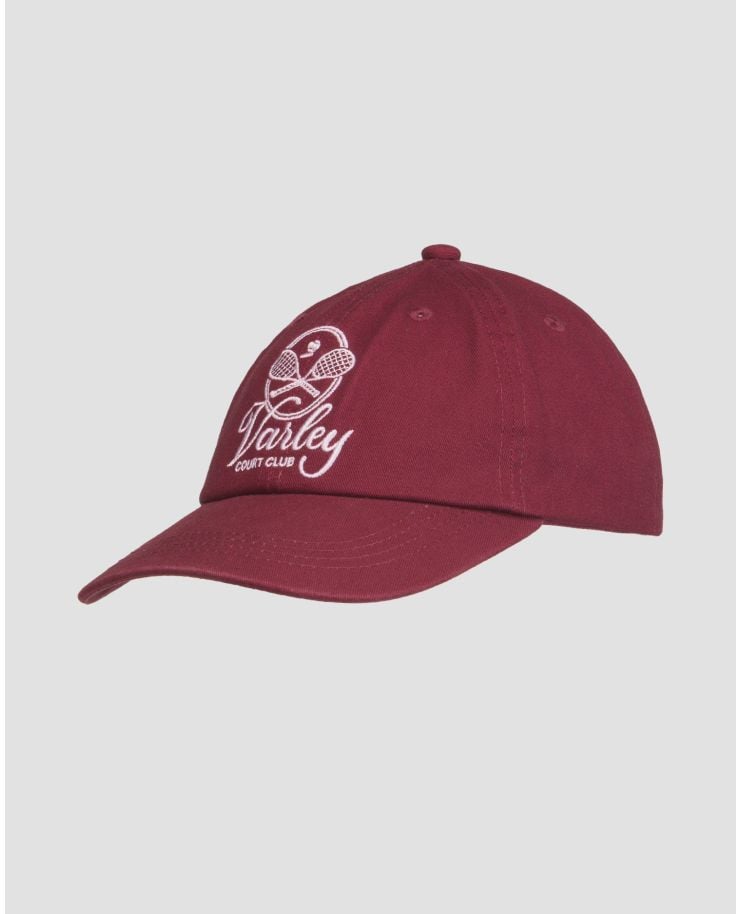 Czerwona czapka z daszkiem damska Varley Noa Club Cap