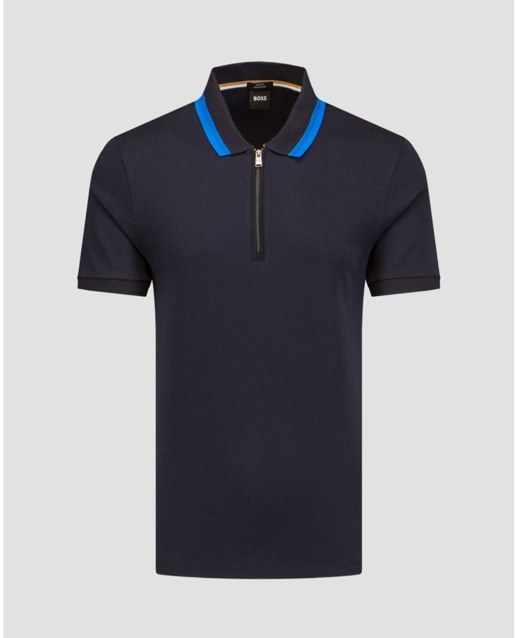 Men's navy blue polo shirt Hugo Boss Polston 