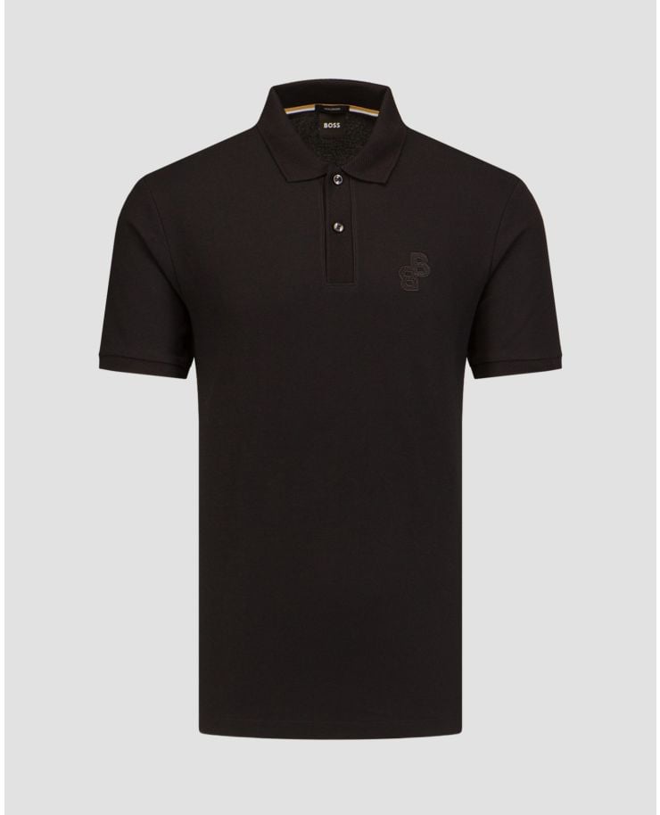 Black polo shirt Hugo Boss Parlay
