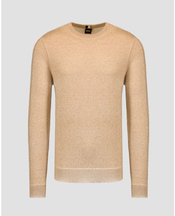 Beige sweater with wool Hugo Boss Onore