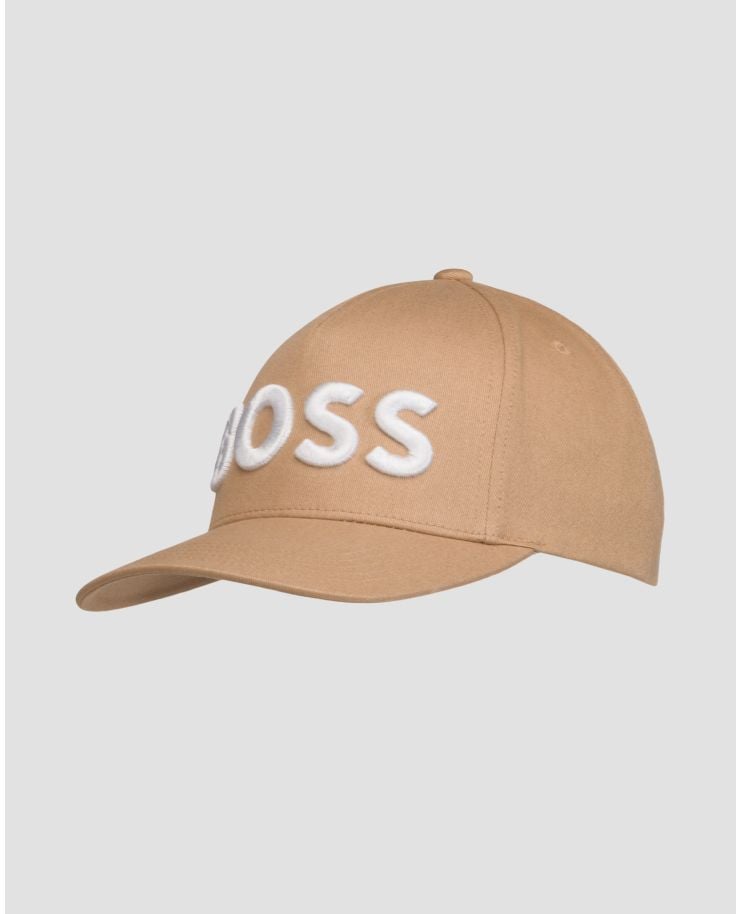 Brązowa czapka z daszkiem męska Hugo Boss Sevile-Boss-6