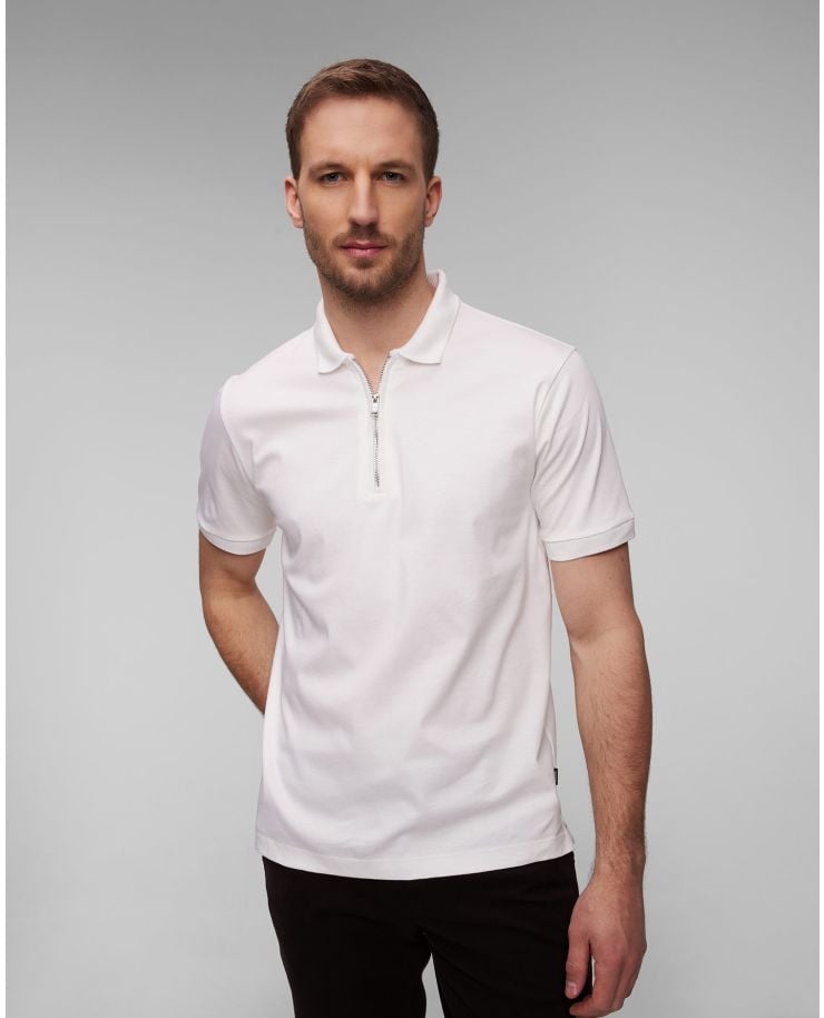 Men's white polo shirt Hugo Boss Polston