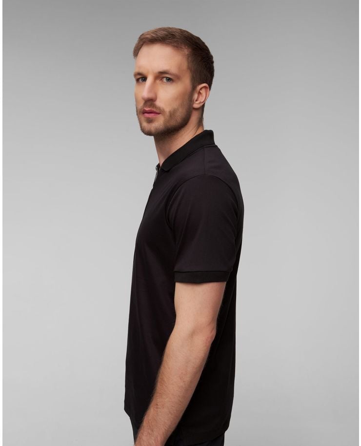 Men's black polo shirt Hugo Boss Polston