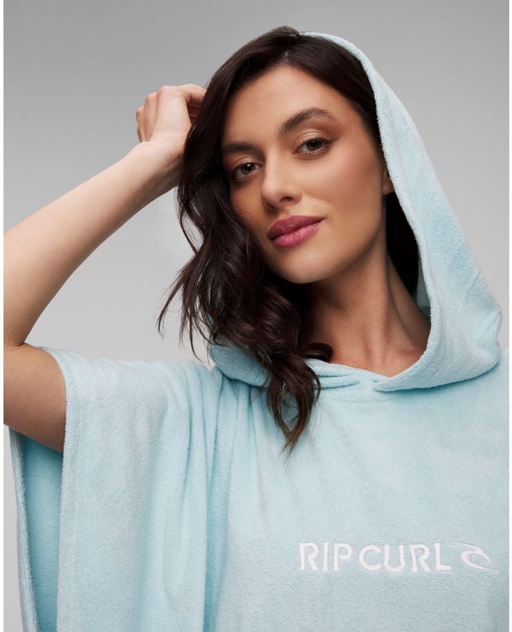 Dámske modré kúpacie pončo Rip Curl Classic Surf Hooded Towel