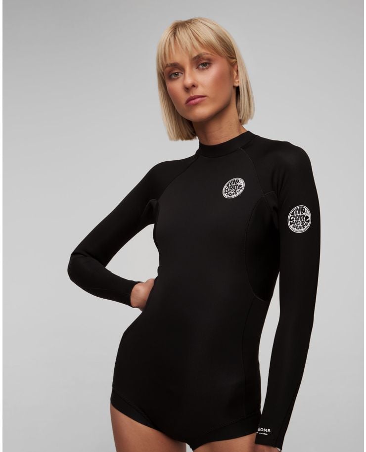 Women's Black swimsuit Rip Curl G-Bomb 2.0 Lsl Spr 1mm Es