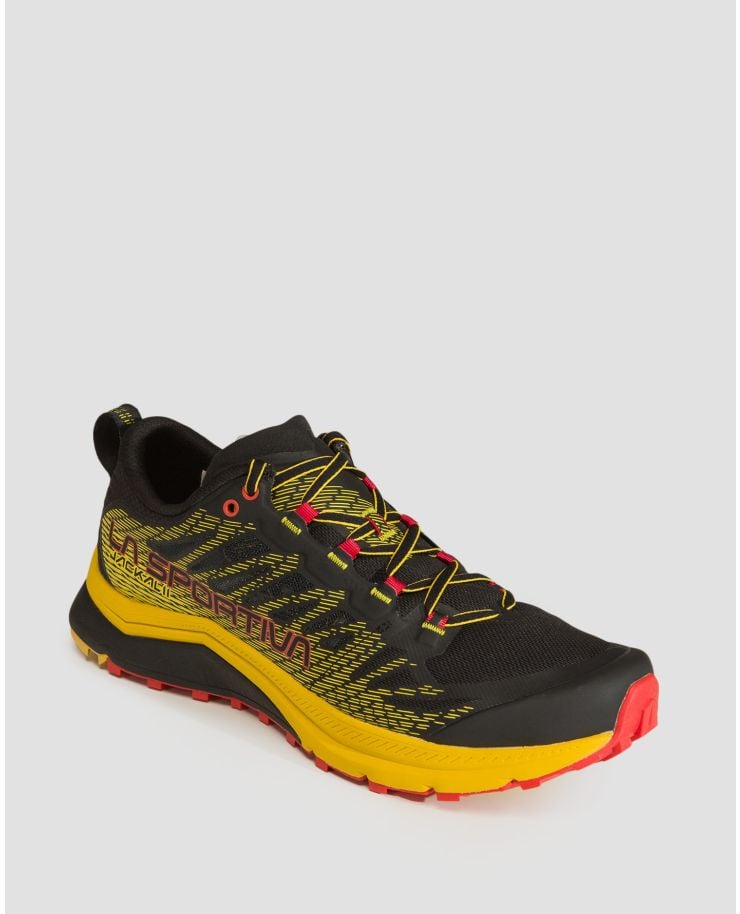 Chaussures de trail jaunes et noires pour hommes La Sportiva Jackal II 