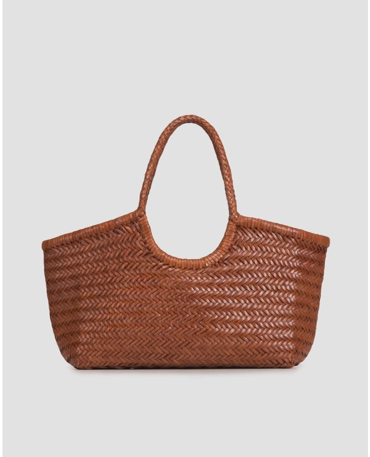 Leather woven bag Dragon Diffusion Nantucket Basket Big