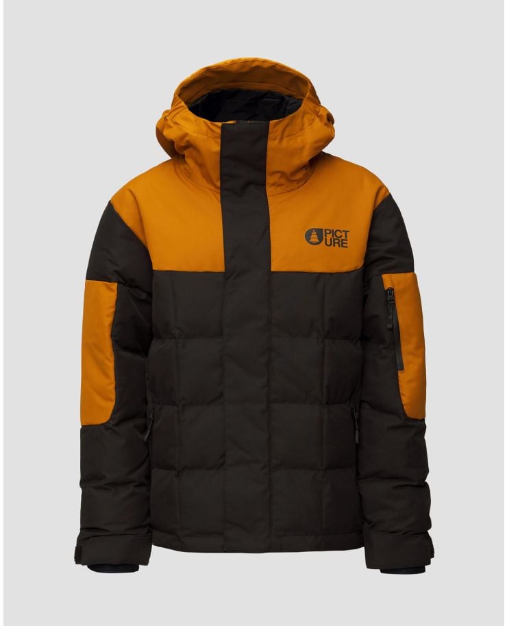 Jachetă de schi pentru copii Picture Organic Clothing Olyver 20/20 – negru și maro