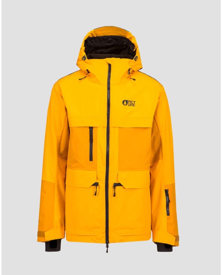Men's yellow freeride jacket Picture Organic Clothing Stone 20/20