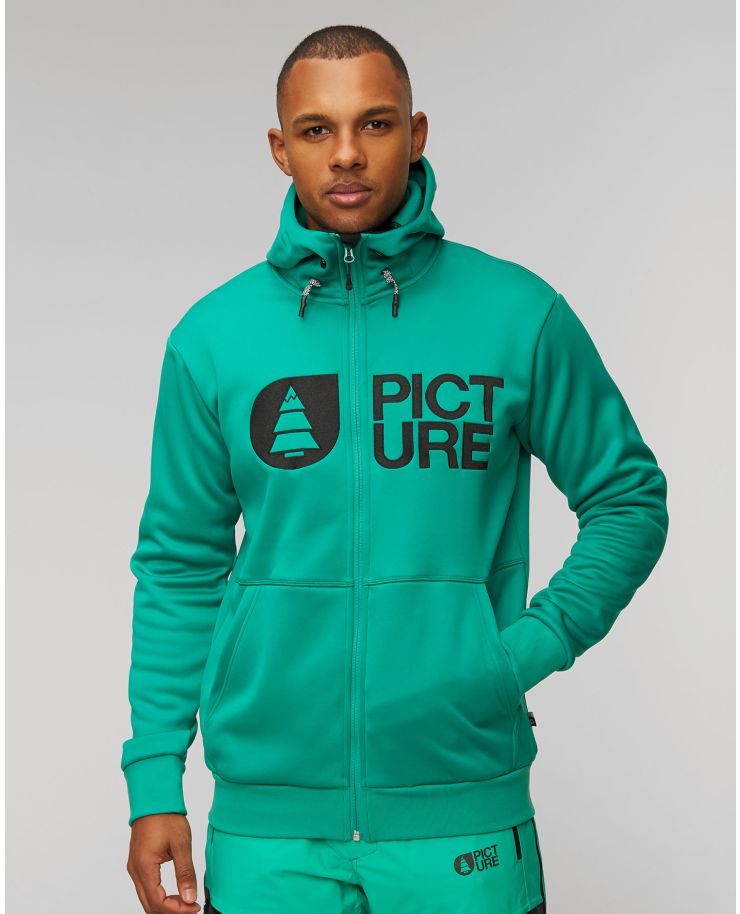 Hanorac cu glugă pentru bărbați Picture Organic Clothing Park Zip – verde