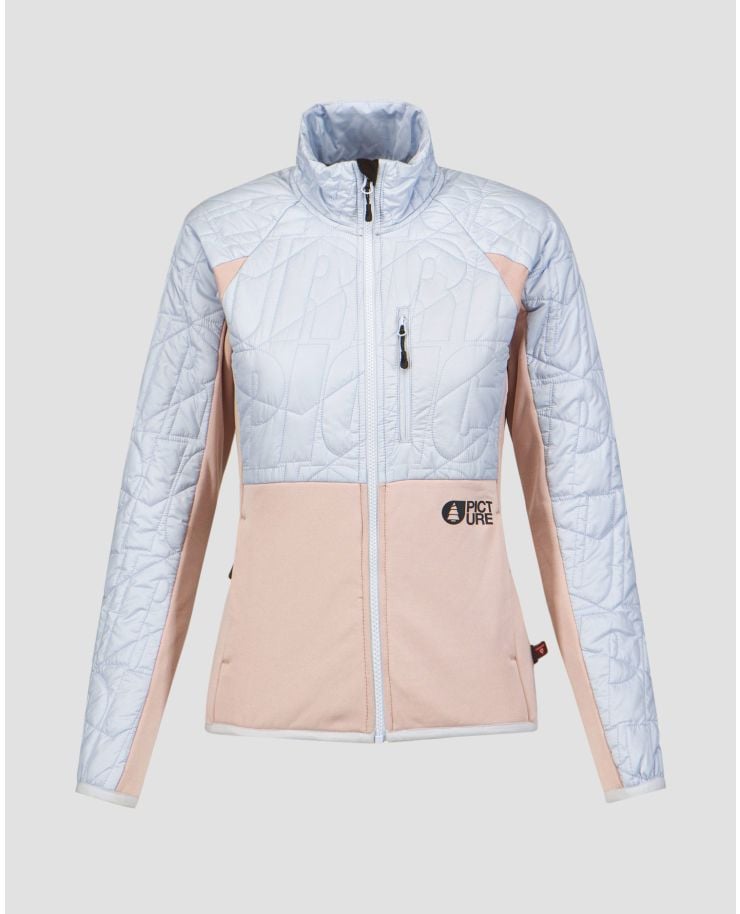 Women's blue and beige Picture Organic Clothing Tehanie Primaloft hybrid jacket