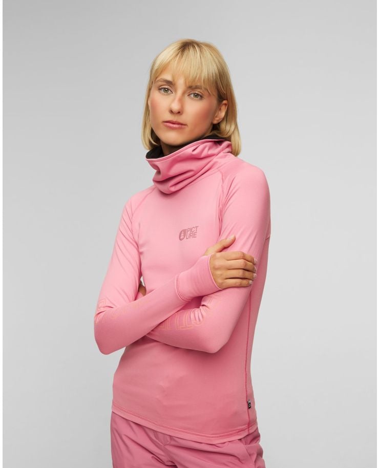 Sweat-shirt thermoactif rose pour femmes Picture Organic Clothing Pagaya