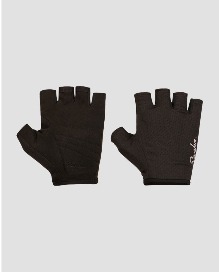 Black cycling gloves Rapha Core Mitts